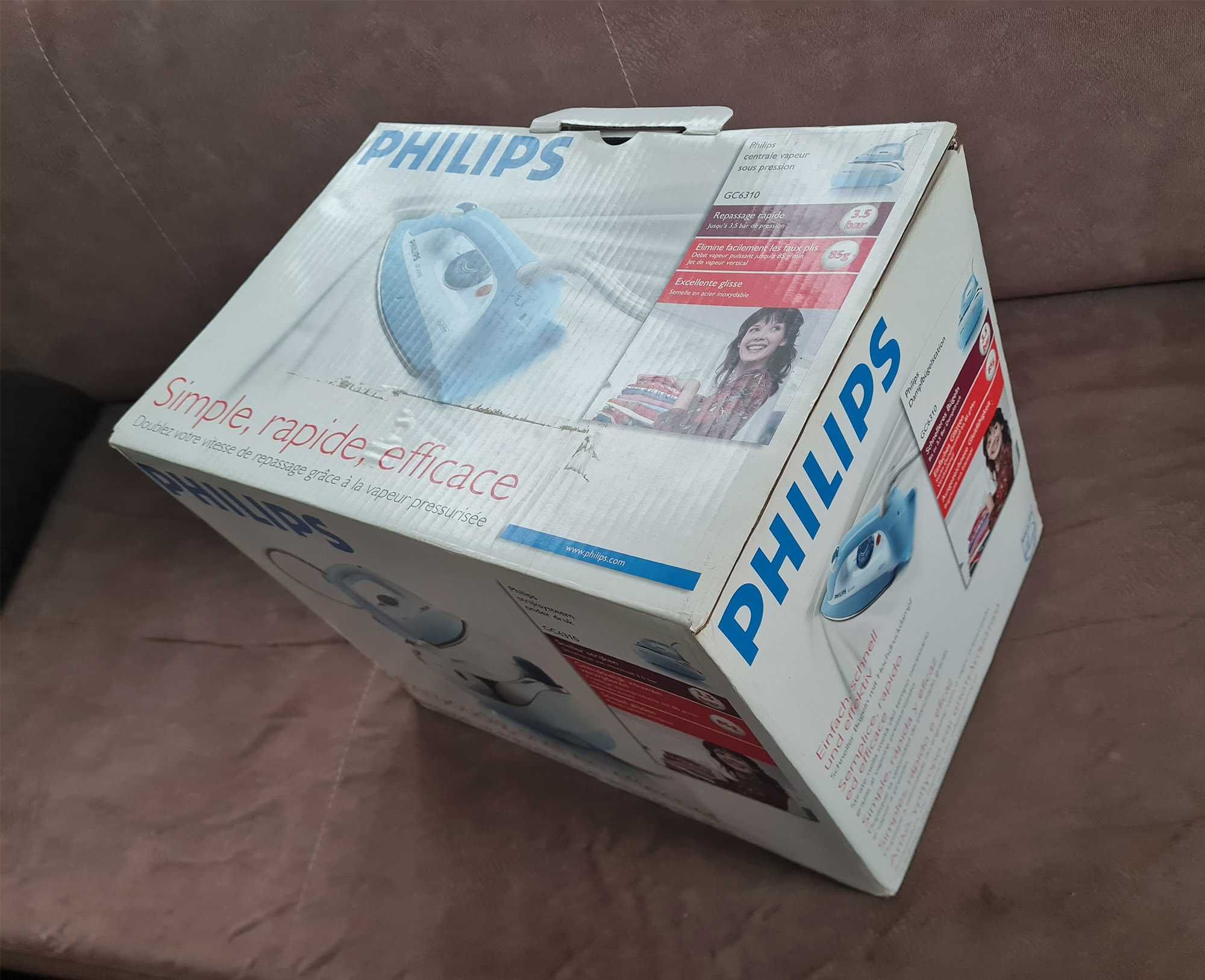 Sprzedam NOWE żelazko z generatorem pary Philips GC6310 (parowe).