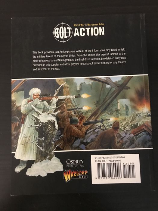 Wargames Bolt Action Soviet Union book livro