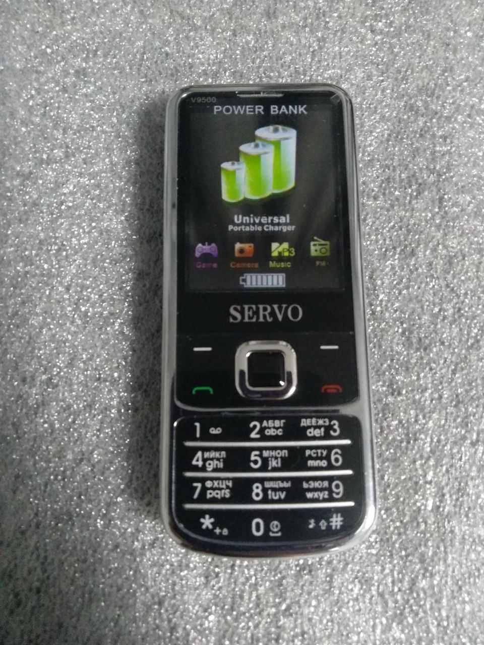Телефон Servo, на 4 sim карти, кнопочний