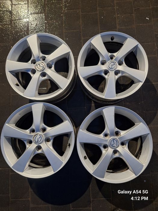 Felgi aluminiowe alufelgi 16" cali 5x114,3 Mazda 3 ET 52,5