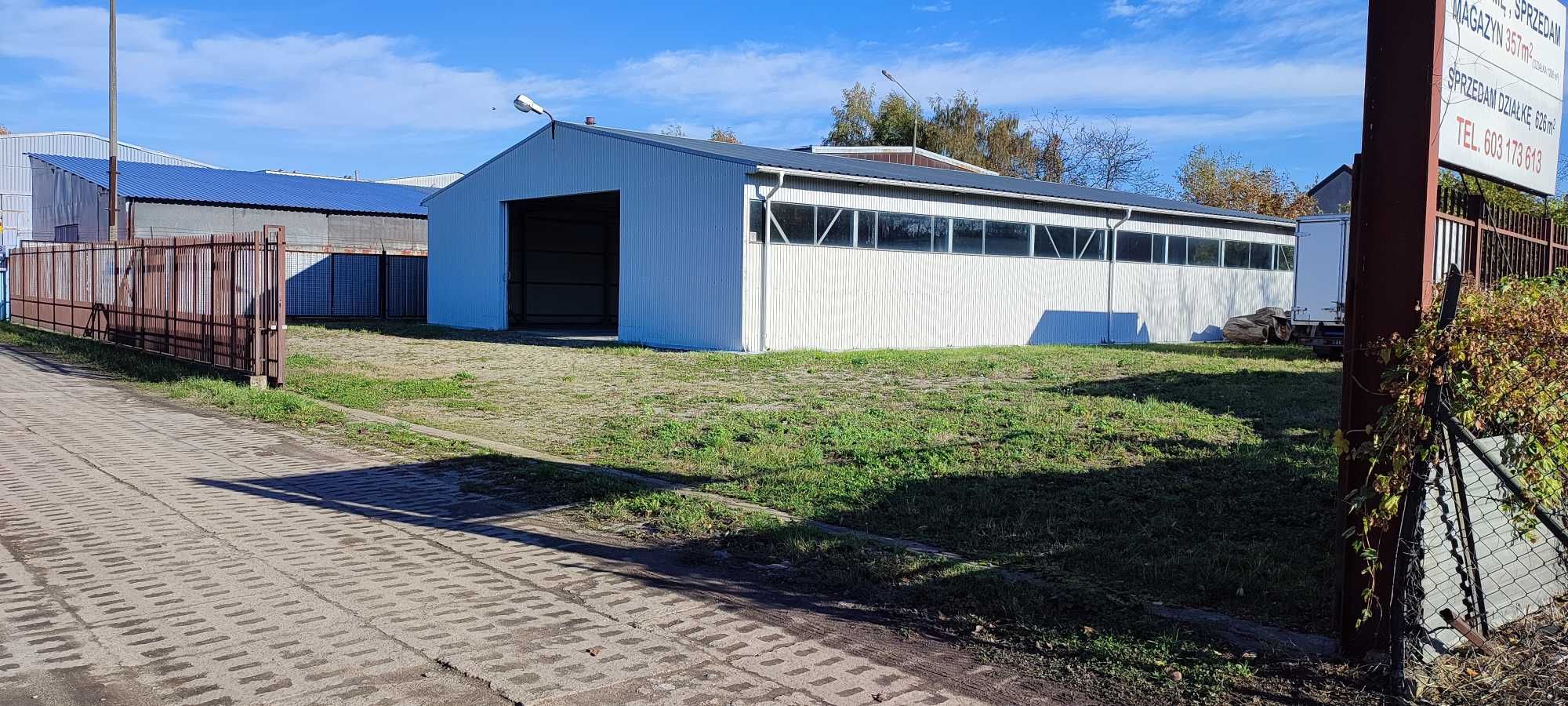 Magazyn 357 m2 na działce o pow. 1206 m2 (ul. Głowackiego)–na sprzedaż