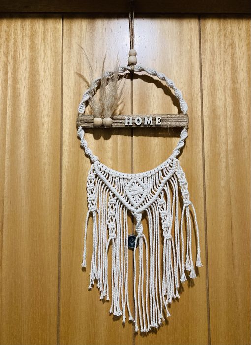 Original Exclusico Painel Macramê “Home”(50x20cm)