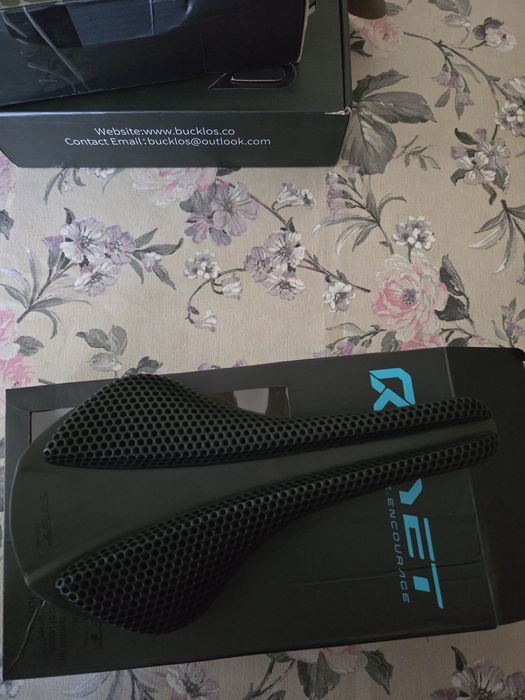 RYET Carbon 3D printed siodełko Ultralight 185g 7 * 9