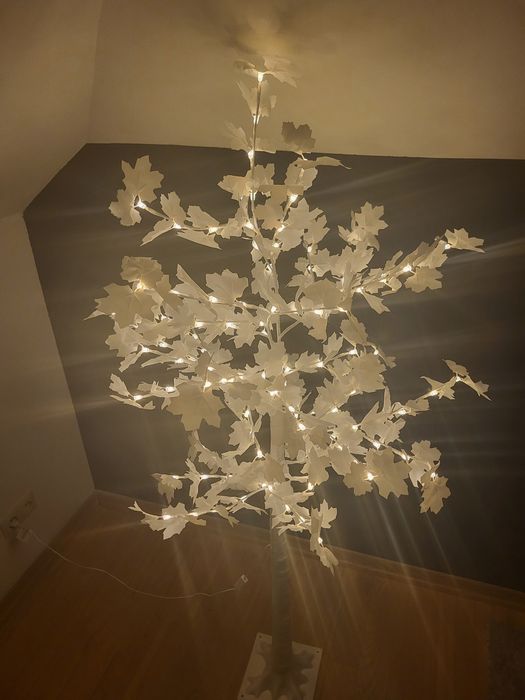 Drzewko świecące, ciepły  biały  170cm