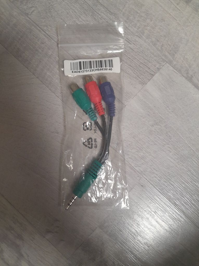 Przejściówka ADAPTER Component RCA mini-JACK 3,5mm