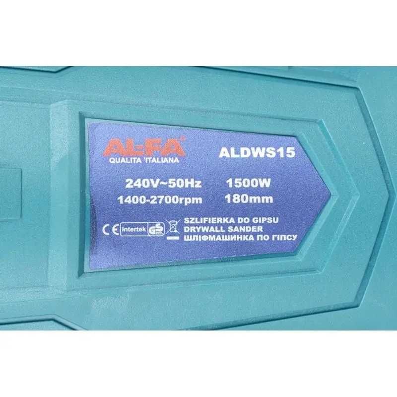 AL-FA шліфмашинка для гіпсокартону ALDWS15 для стен и потолка