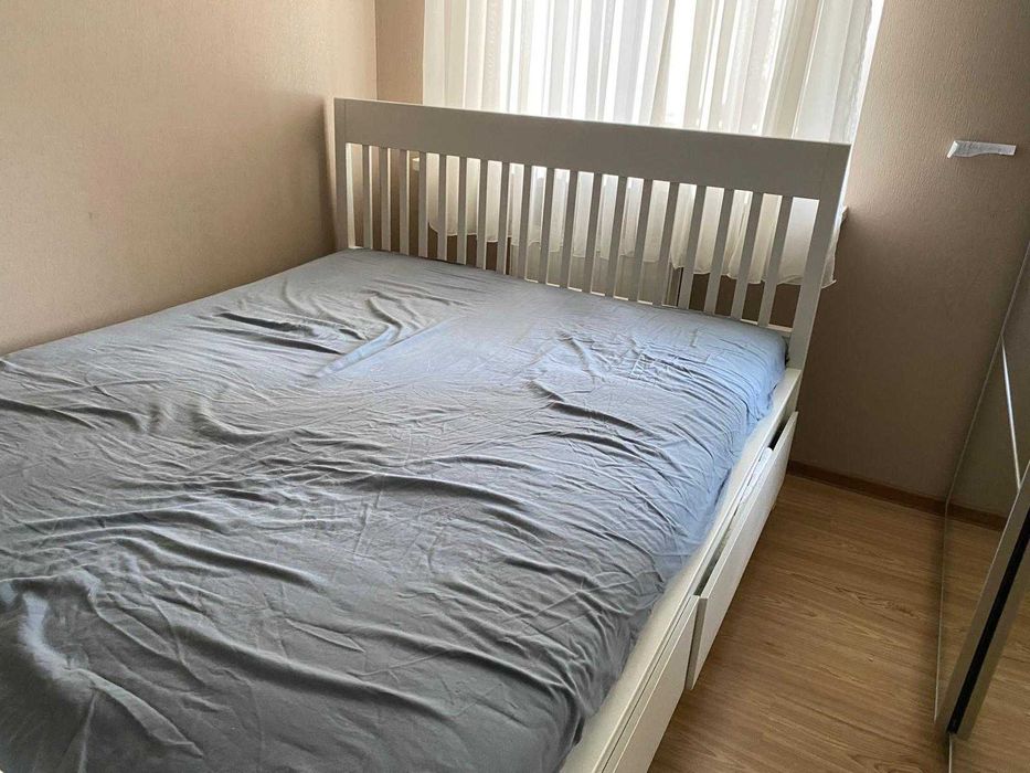 Łóżko IKEA IDANAS 160x200 z szufladami
