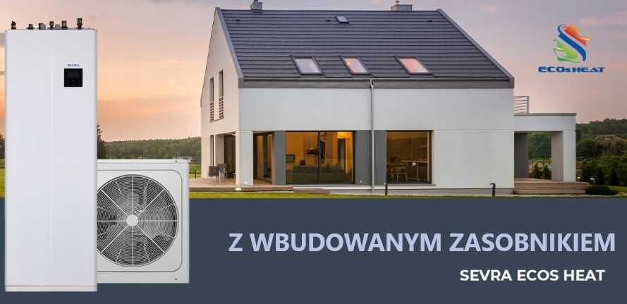 Pompa Ciepła 16 kW SEVRA Ecos Heat 16kW z zasobnikiem CWU 240L ALL-IN-