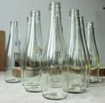 Czyste buteleczki 0,3 l na wino podziękowania dla gości wesele flakon