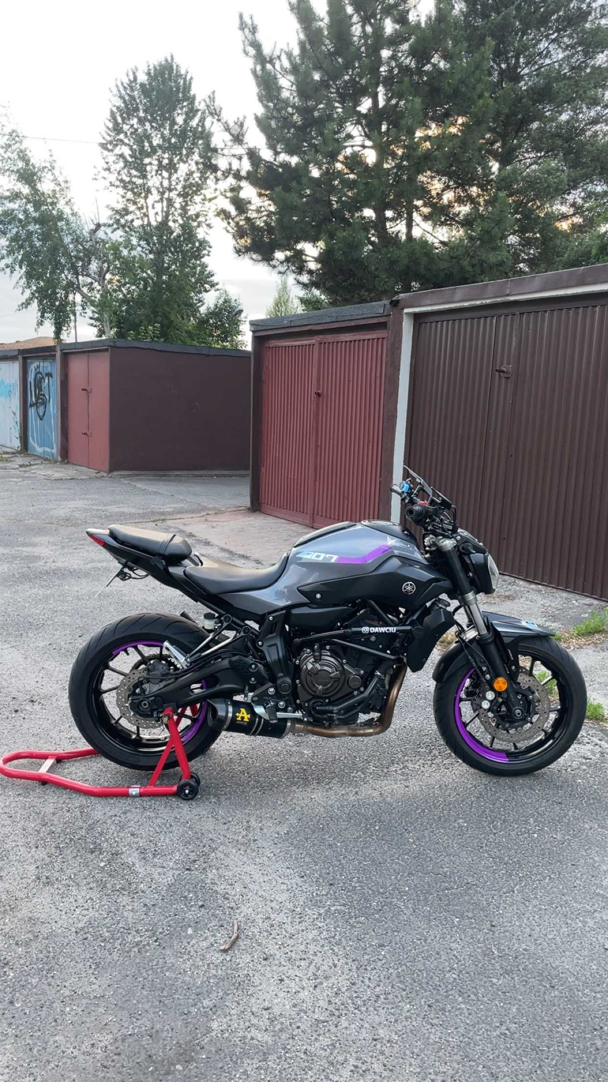 REZERWACJA yamaha mt 07 a2