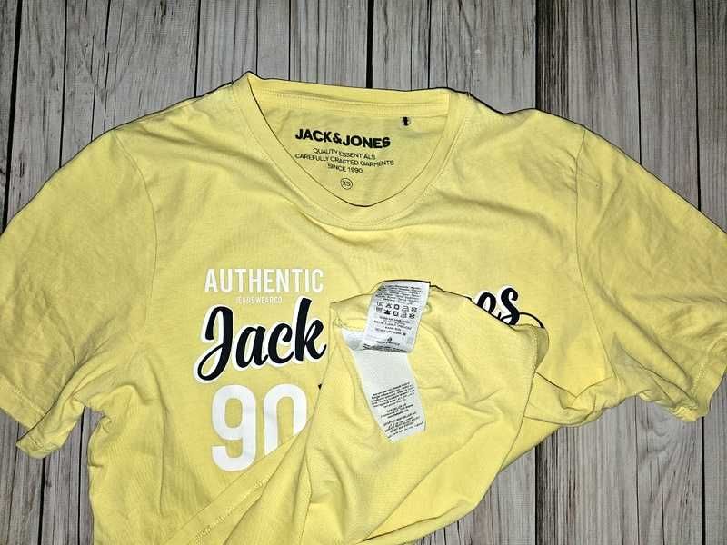 Koszulka Jack & Jones XS żółta