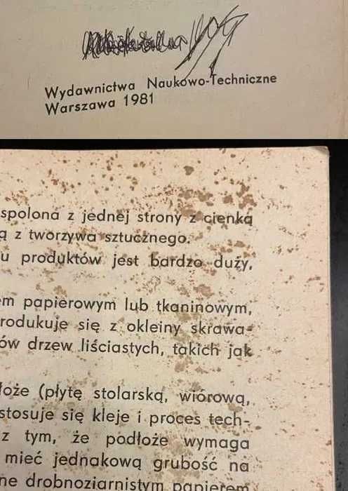 Powierzchniowe uszlachetnianie wyrobów z drewna + Tworzywa sztuczne...