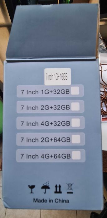 Auto Radio 7" Polgadas Novo em Caixa, com Wi-Fi, GPS, Android Auto