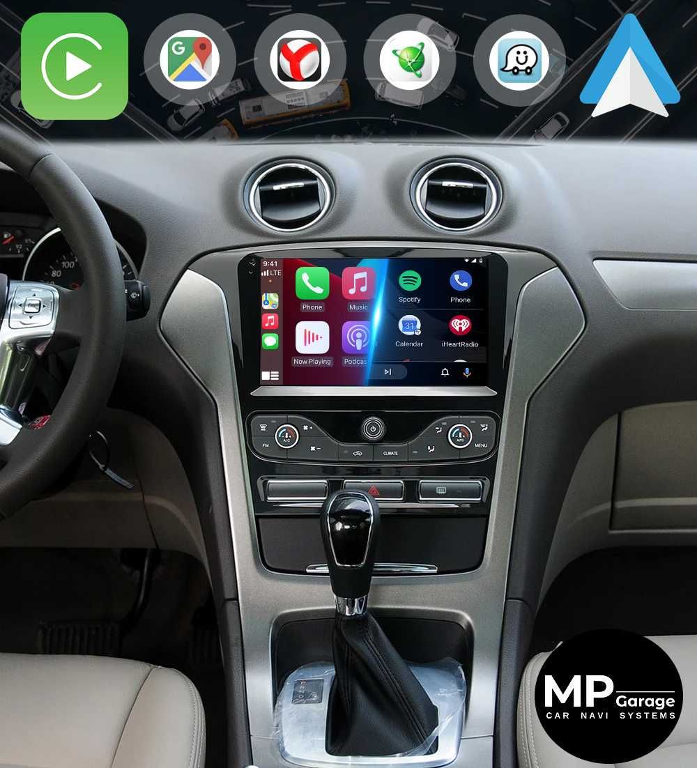 Radio Ford Mondeo MK4 Android11 Qled  CarPlay/AA 4G Klimatronik Montaż