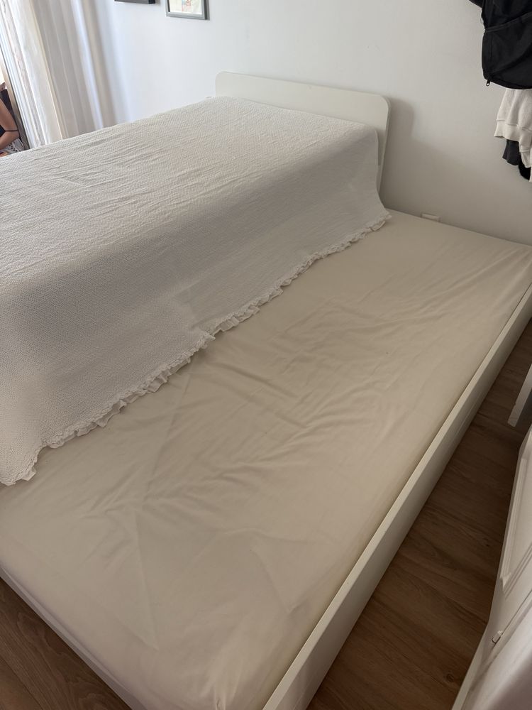 Cama Solteiro dupla com gavetas Ikea - SLAKT