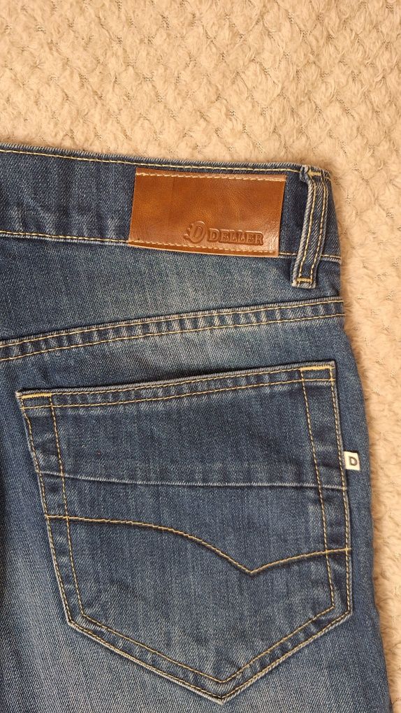Nowe męskie jeansy W31/L32 – 100% bawełna, klasyczny styl