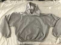 szara bluza baggy oversize boxy relab dres xs