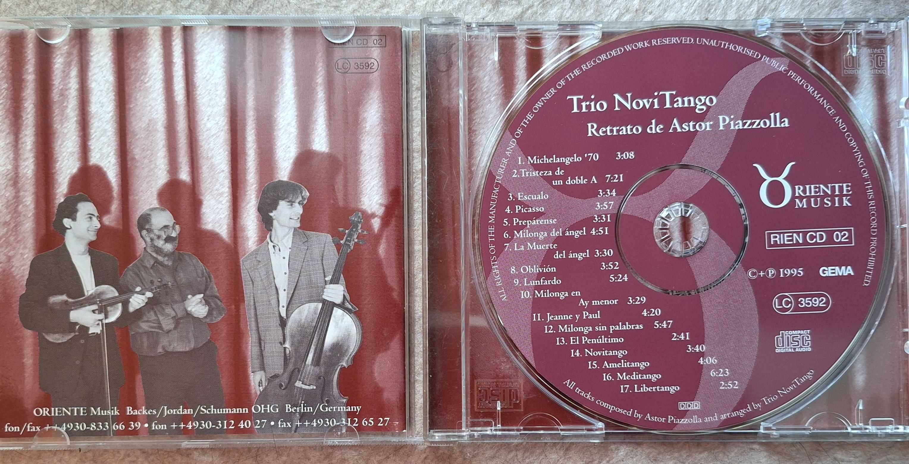 Trio Novi Tango "Retrato de Astor Piazzola" CD