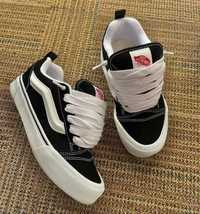 Кеди - Vans KNU Skool Black White Premium
/ Дуті Ванси / скейт взуття