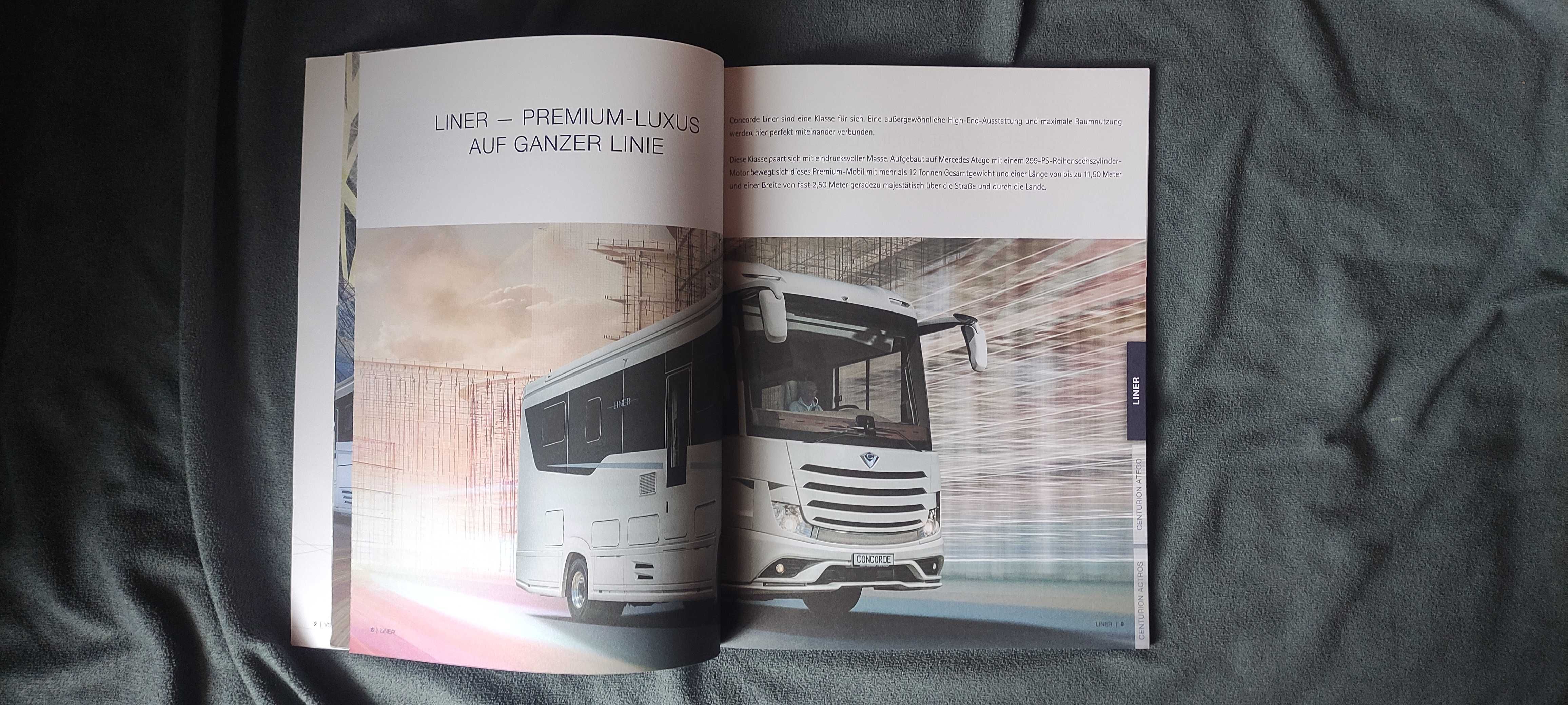 Prospekt Mercedes Concorde Kamper