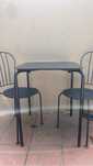 Conjunto mesa e 2 cadeiras exterior