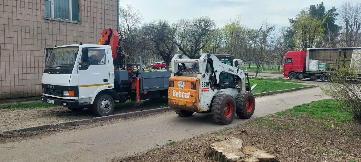 Услуги, оренда бобкет Послуги міні навантажувач bobcat, уборка снега