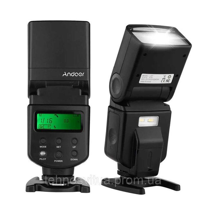 Фотоспалах Andoer gn40 Flash LED With Bracket for Canon Nikon Olympus