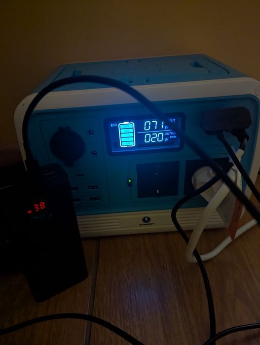 Зарядна станція zonergy 700w 537wh bluetti eb55 lifepo4