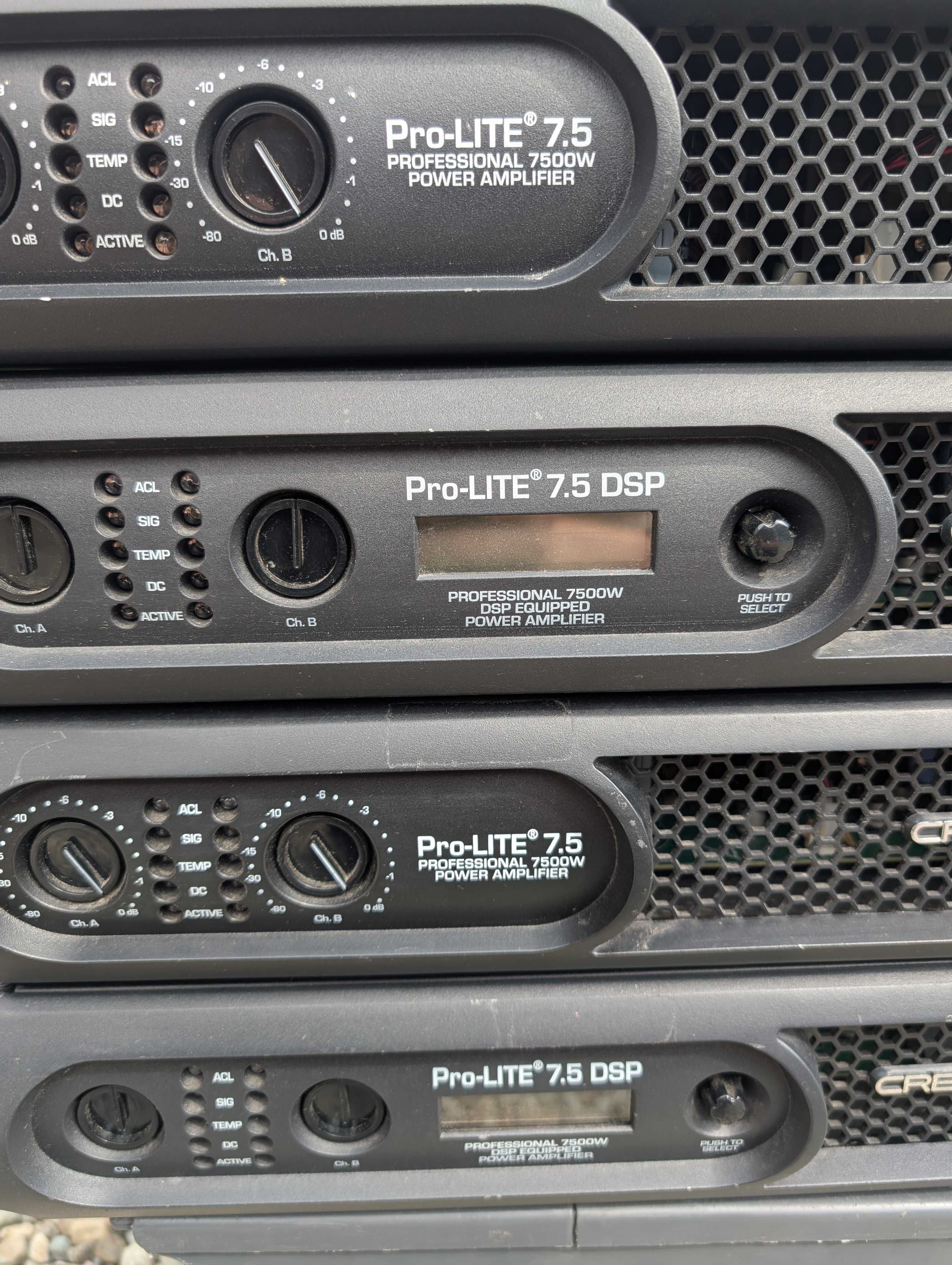 2x Crest Pro-Lite 7.5 + 2x Crest Pro-Lite 7.5 DSP