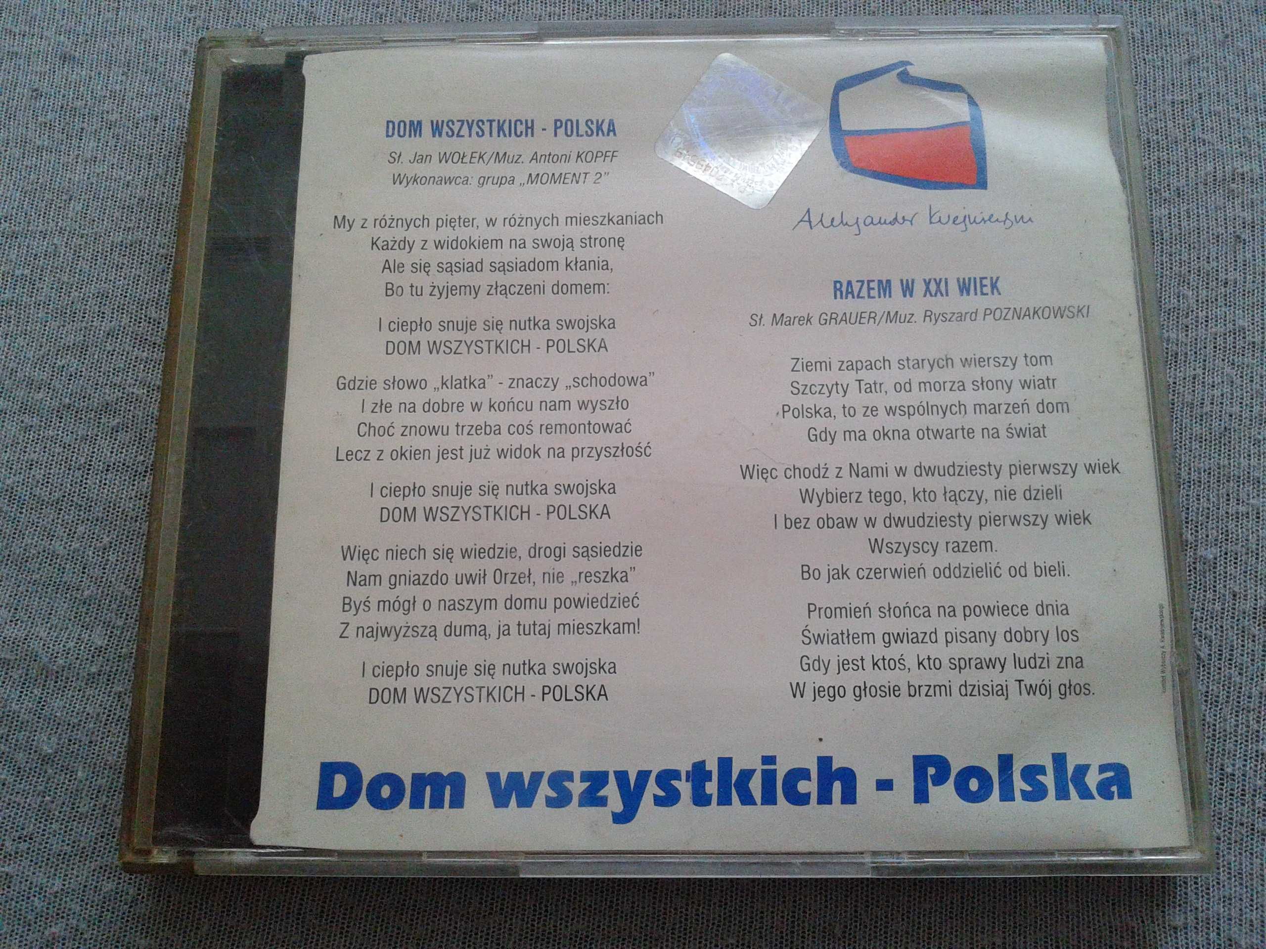 Dom wszystkich Polska,  A. Kwaśniewski  CD