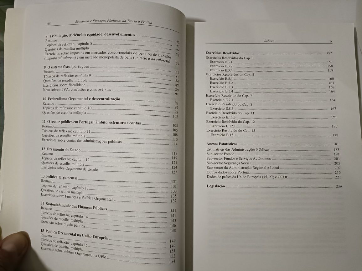 Economia e Finanças Públicas
