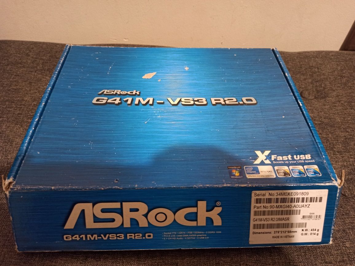 Płyta główna ASROCK G41M-VS3 R2.0 Intel G41 ICH7