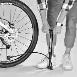 Pompka Rowerowa 120 PSI / 8 bar z końcówkami do piłek i materacy