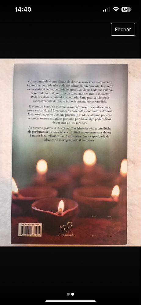 Livro - Candeias de Barro - Osho