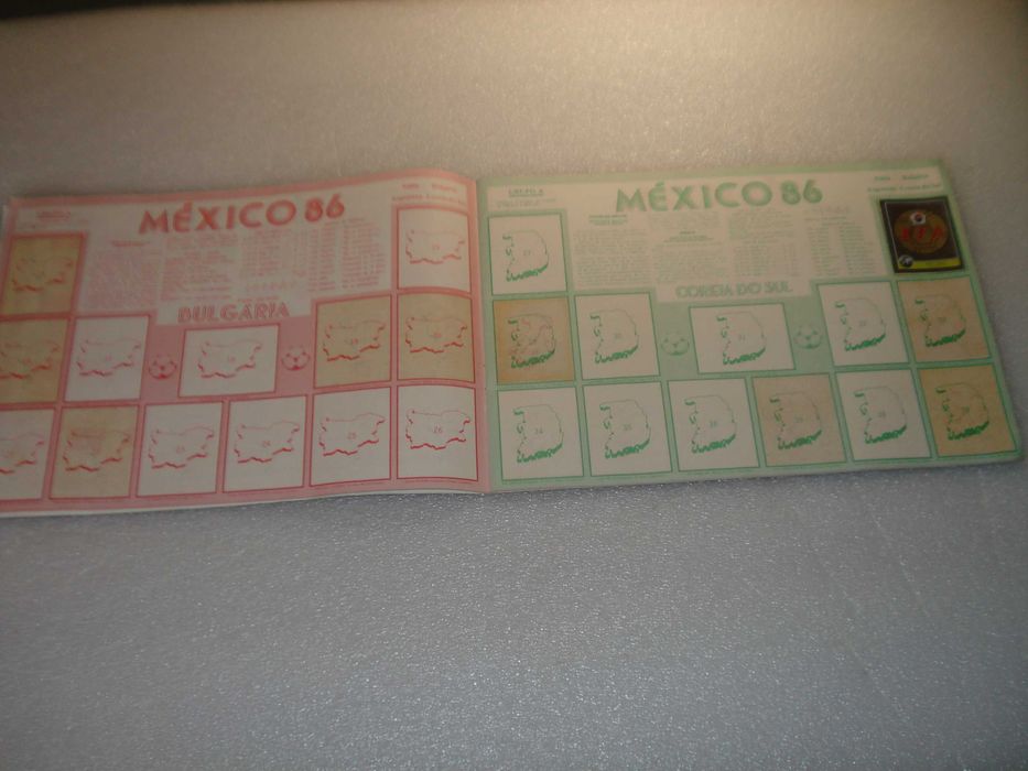 Antiga Caderneta Cromos México 86 Incompleta