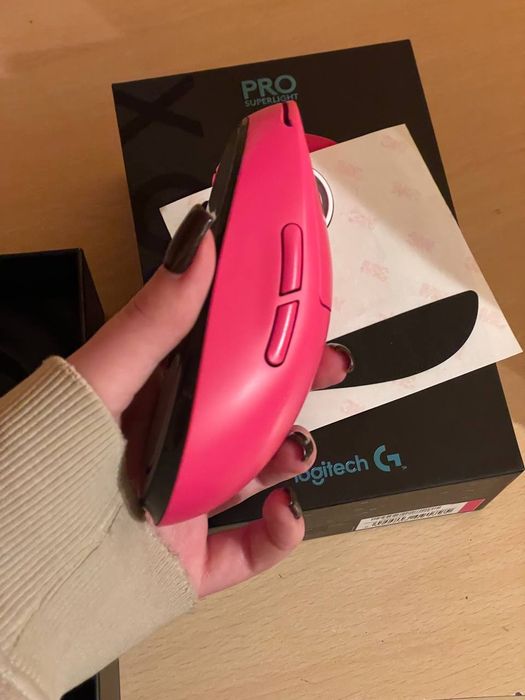 Logitech g pro x superlight розовая