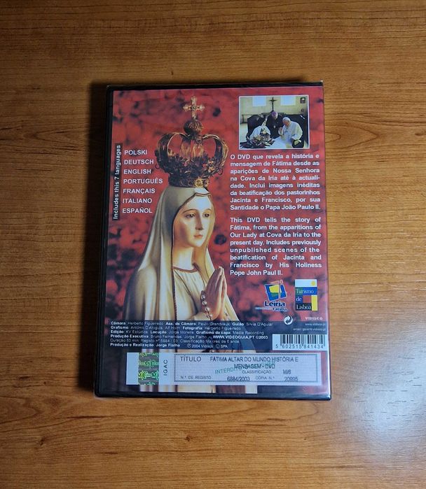 FÁTIMA O Altar do Mundo - História e mensagem NOVO/SELADO