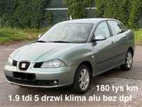 Seat cordoba 1.9 tdi bez dpf klima alu 180 tys zdrowy sprawny zamiana