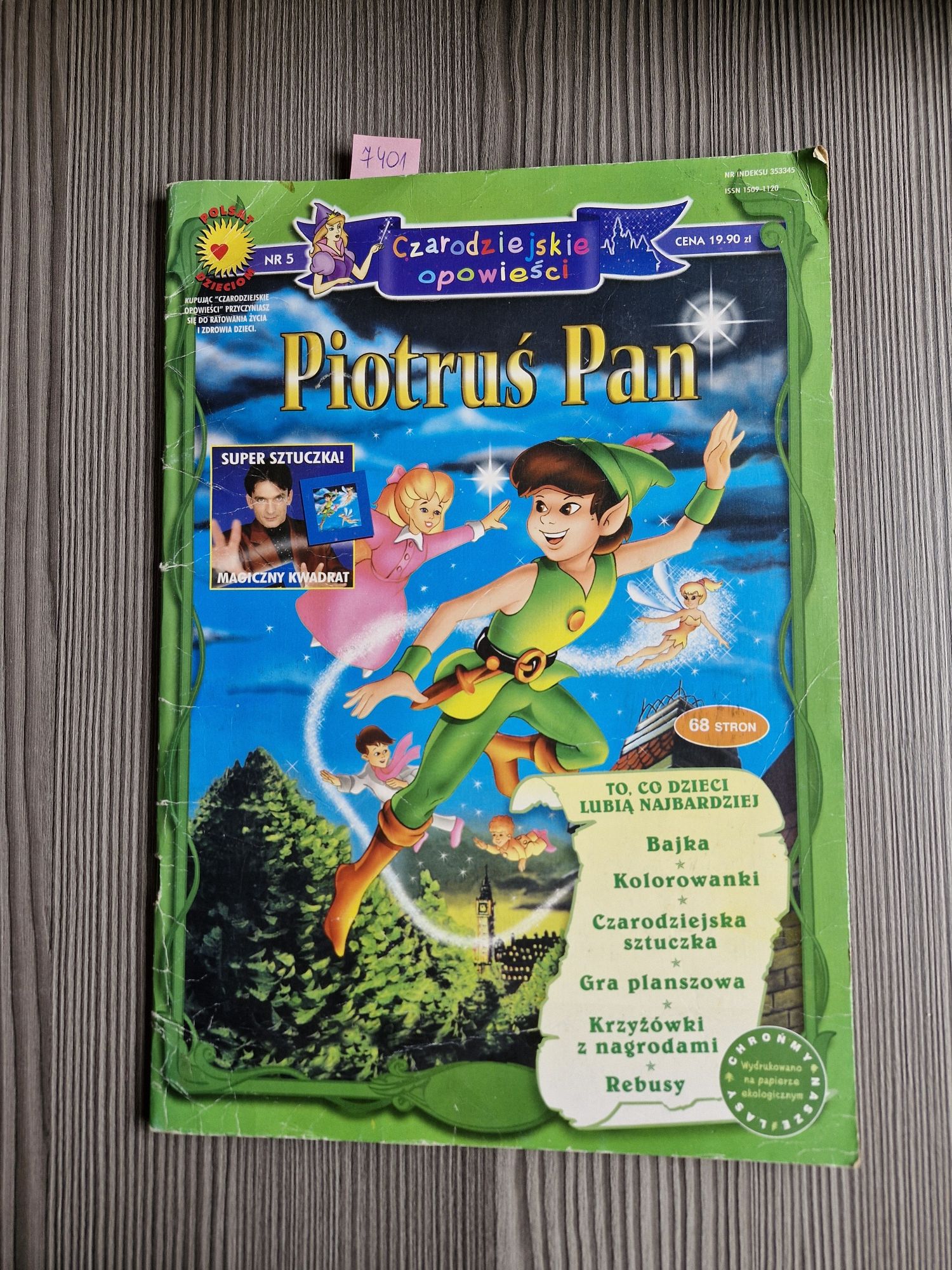 7401."Piotruś Pan" Kolorowanka rebusy