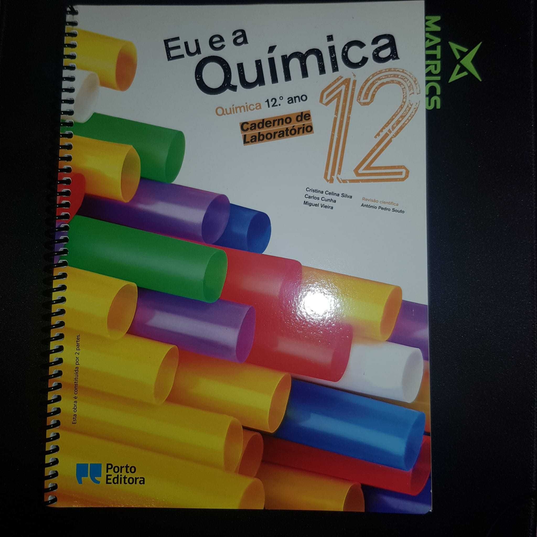 Manual caderno de laboratório "Eu e a Química" 12ºano