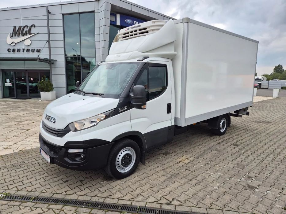 Iveco Daily 35S16 Hi-Matic / AUTOMAT / CHŁODNIA / MITSUBISHI / 1WŁ / BEZWYPADKOWY / ORYG. PRZEBIEG / STAN BARDZO DOBRY / W PEŁNI SPRAWNY / EURO 6 / WEBASTO / WINDA ZEPRO  Chłodnia Mitsubishi, 1 Wł, Serwisowany na bieząco, bezwypadek, Winda