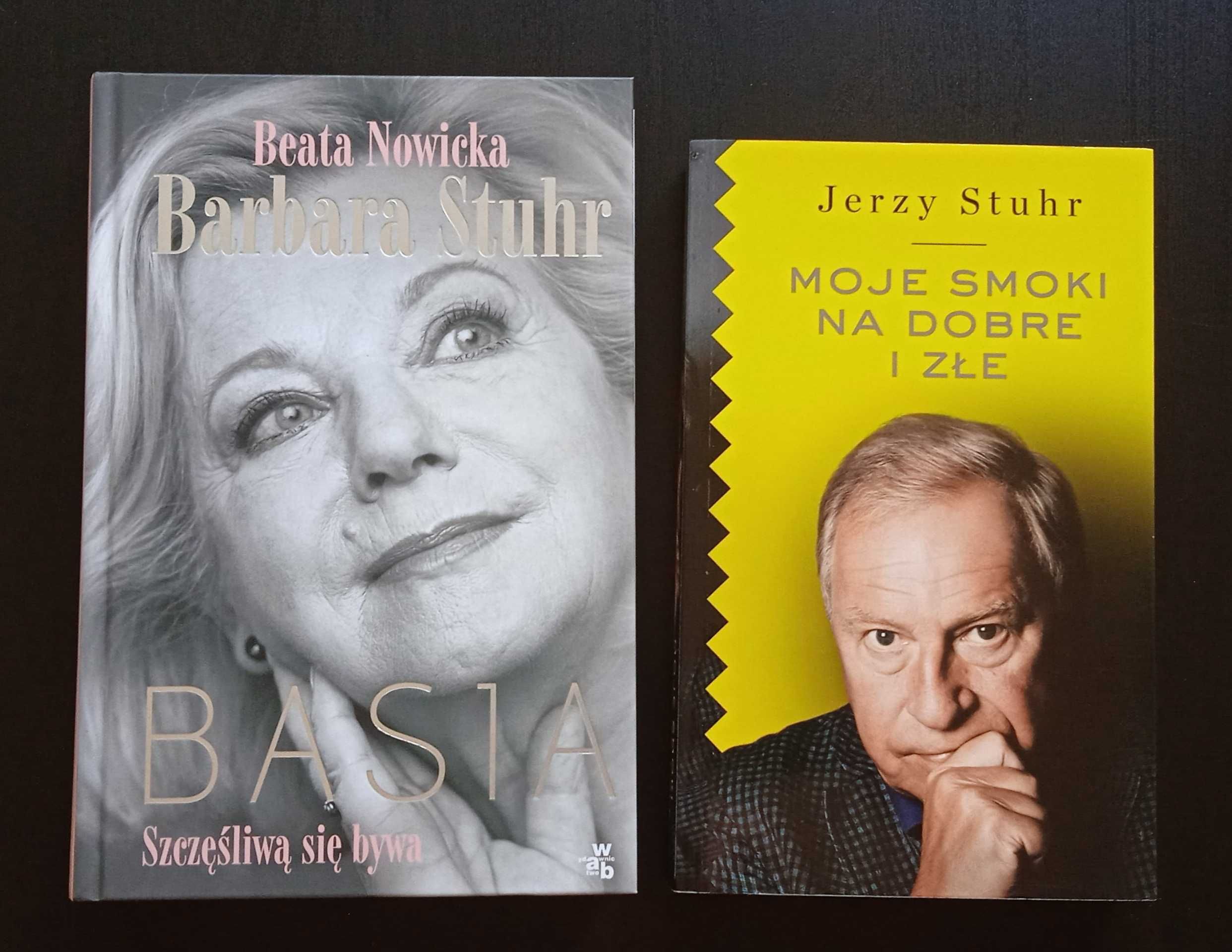 Książka biografia aktora Jerzy Stuhr i żona Beata Nowicka 2 książki