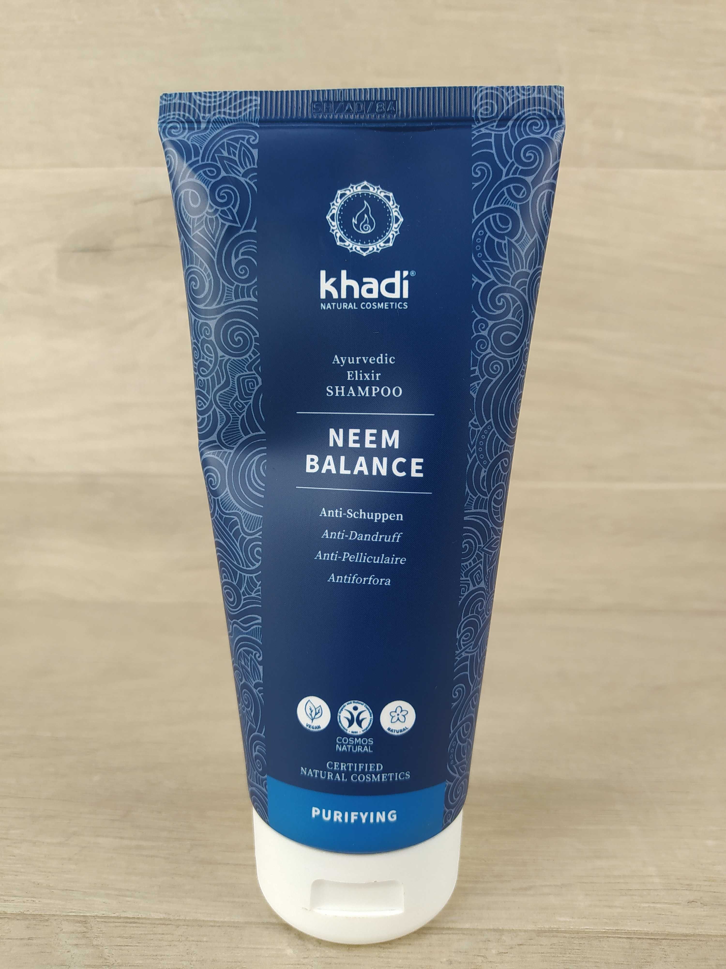 khadi NEEM BALANCE Szampon ajurwedyjski Przeciwłupieżowy 200 ml