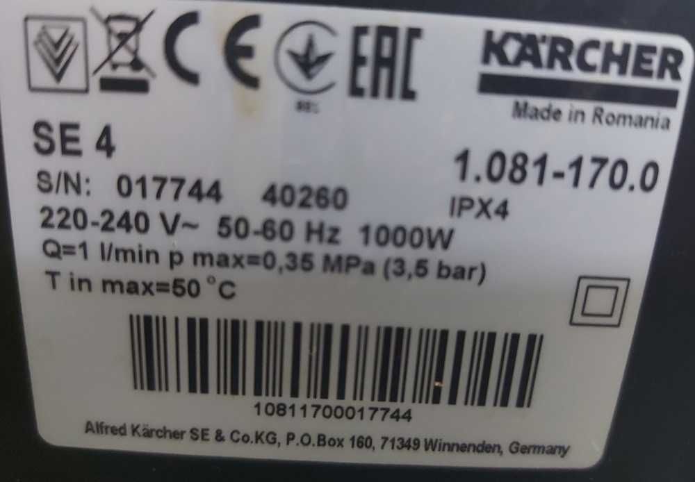 odkurzacz piorący karcher SE 4 do tapicerki