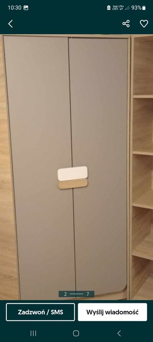Szafa   narożna  młodzieżowa