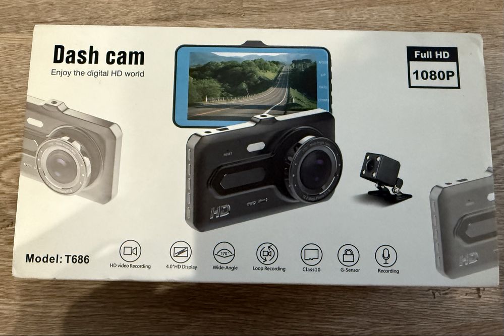Відеореєстратор  Dash cam T686