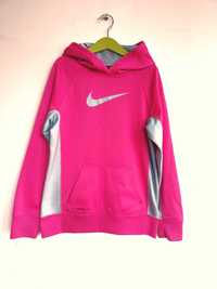 Sportowa bluza z kapturem Nike Therma-Fit, rozmiar 12-13 lat.