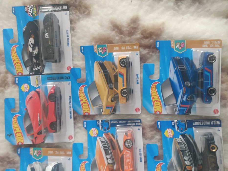 Hot Wheels RS2 GT3 928s 500e BMW 635CSi 2002 ferrari 365 GTB4 t-bird