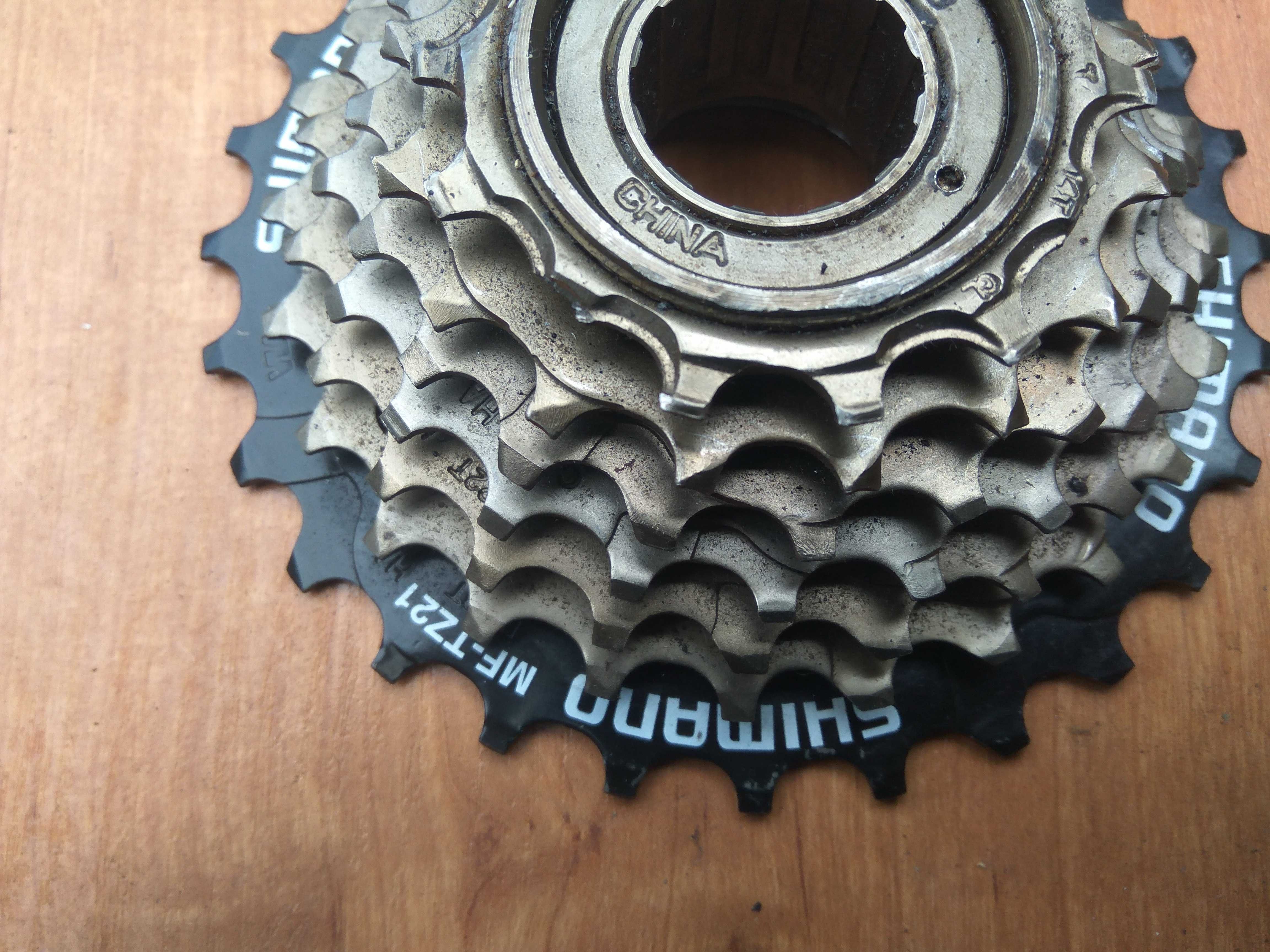 SHIMANO MF-TZ21 wolnobiek nakręcany  14-28T Polecam