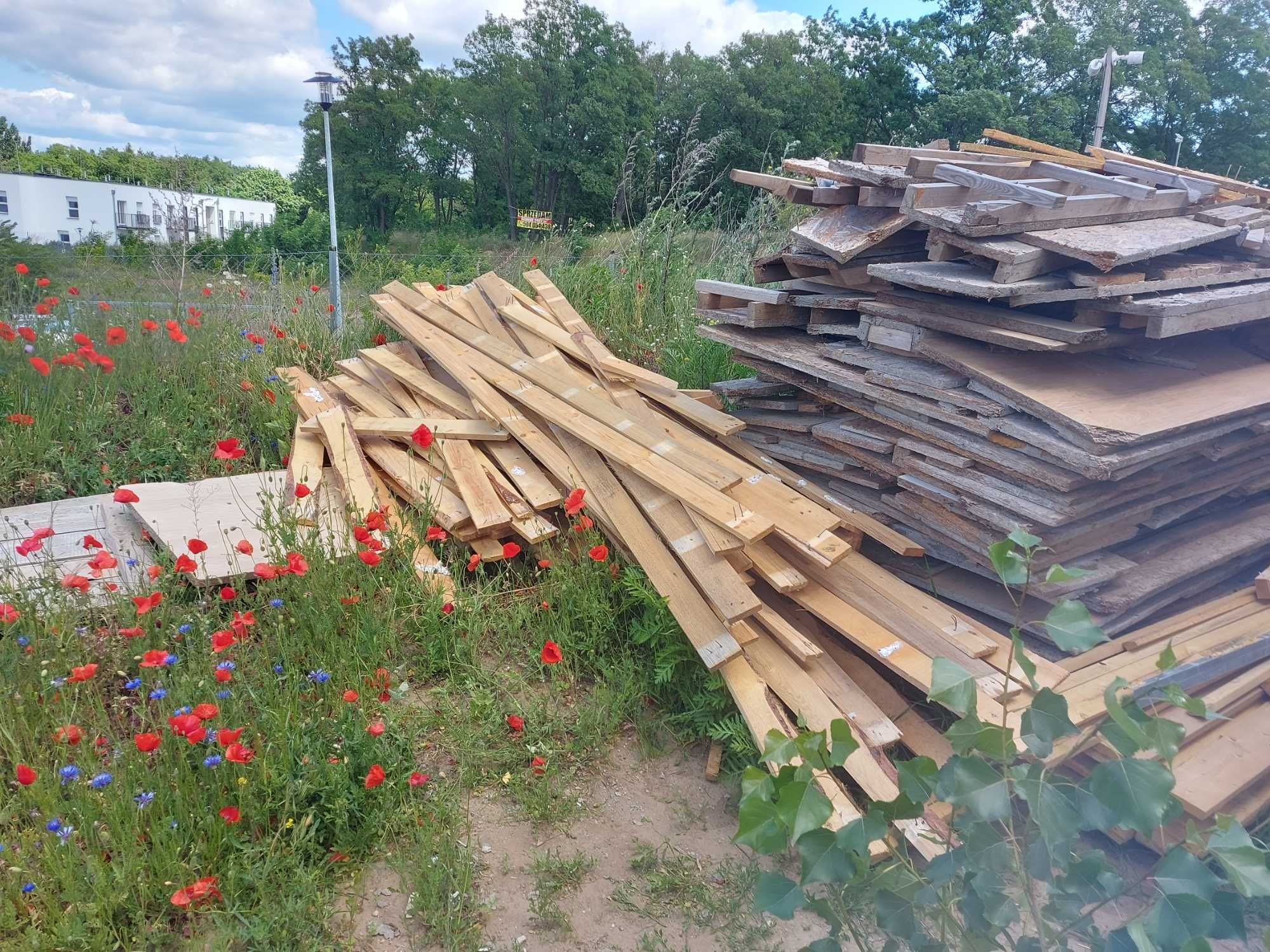 Drewno budowlane / tarcica / deski / płyty / łaty / SZALUNKI / ok 8m3